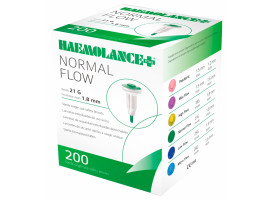 Автоматический ланцет HAEMOLANCE Plus NORMAL FLOW с кнопкой 21G